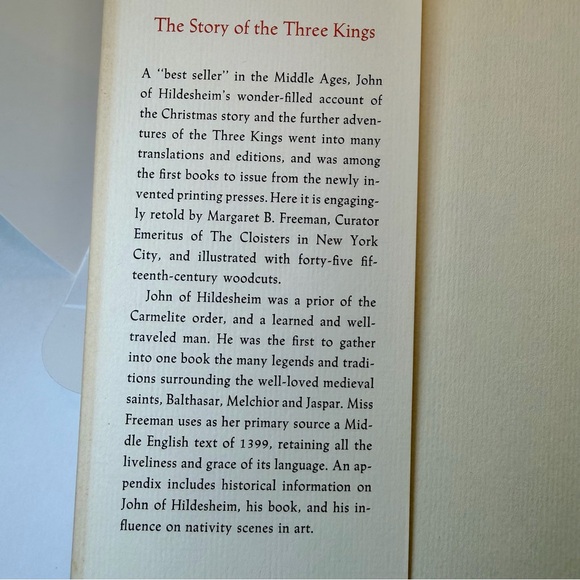 1978 Story of the Three Kings Melchior Balthasar Jaspar Nativity Woodcut Art - Picture 9 of 12